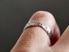 Bague ruban, bague en argent fait main par Maryjou — vue 6