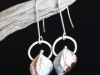 Boucles Selvane, boucles d’oreilles en argent fait main par Maryjou — vue 3