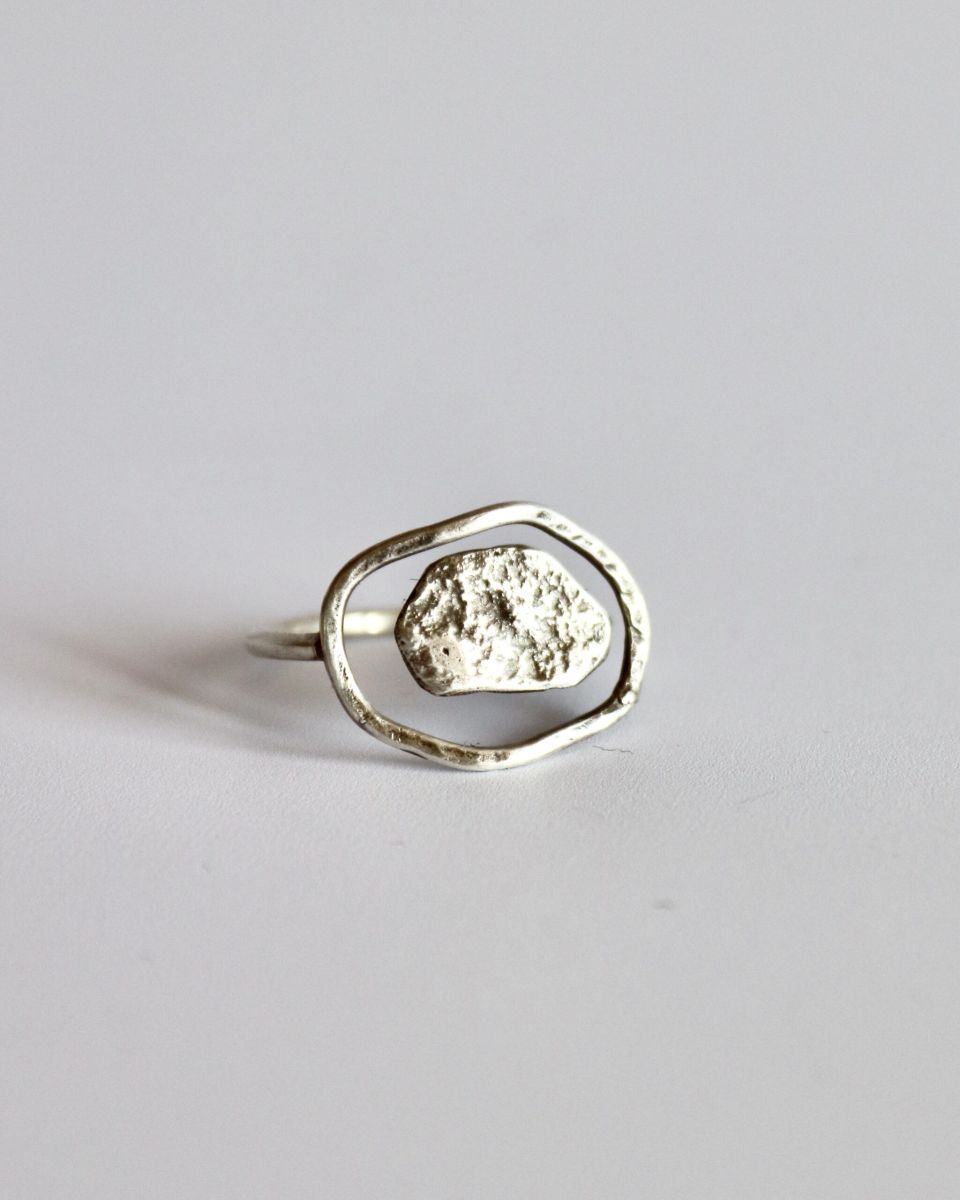 Bague Illusion, bague en argent fait main par Maryjou — vue 3