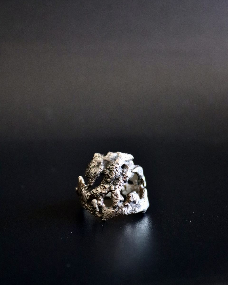 Bague vestyges, bague en argent fait main par Maryjou