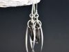 Boucles Lunja, boucles d’oreilles en argent fait main par Maryjou