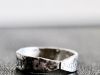 Bague ruban, bague en argent fait main par Maryjou