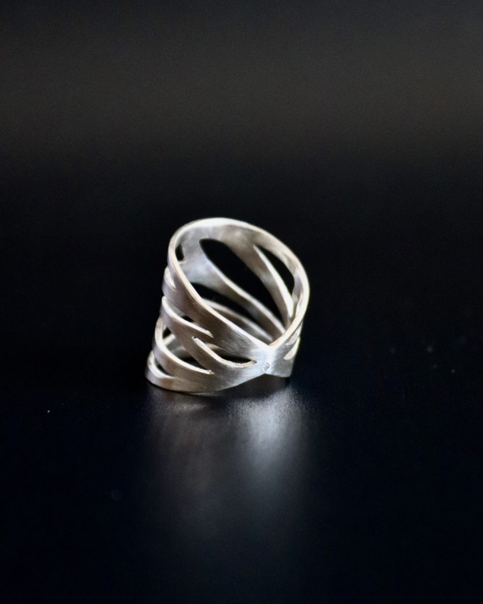 Bague Aelys, bague en argent fait main par Maryjou — vue 2