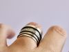 Bague tellure, bague en argent fait main par Maryjou — vue 7