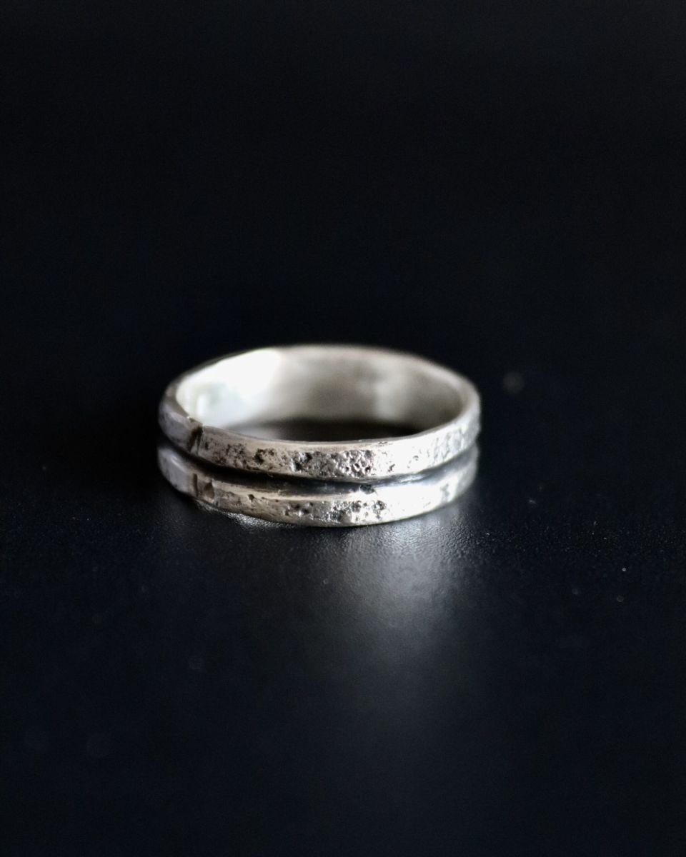 Bague sillon, bague en argent fait main par Maryjou — vue 3
