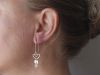 Boucles Naya 8 Boucles Naya, boucles d’oreilles en argent fait main par Maryjou