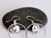 Boucles Lunja, boucles d’oreilles en argent fait main par Maryjou — vue 5