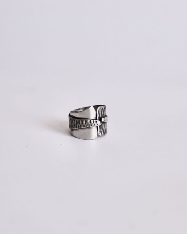Bague Croisée, bague en argent fait main par Maryjou