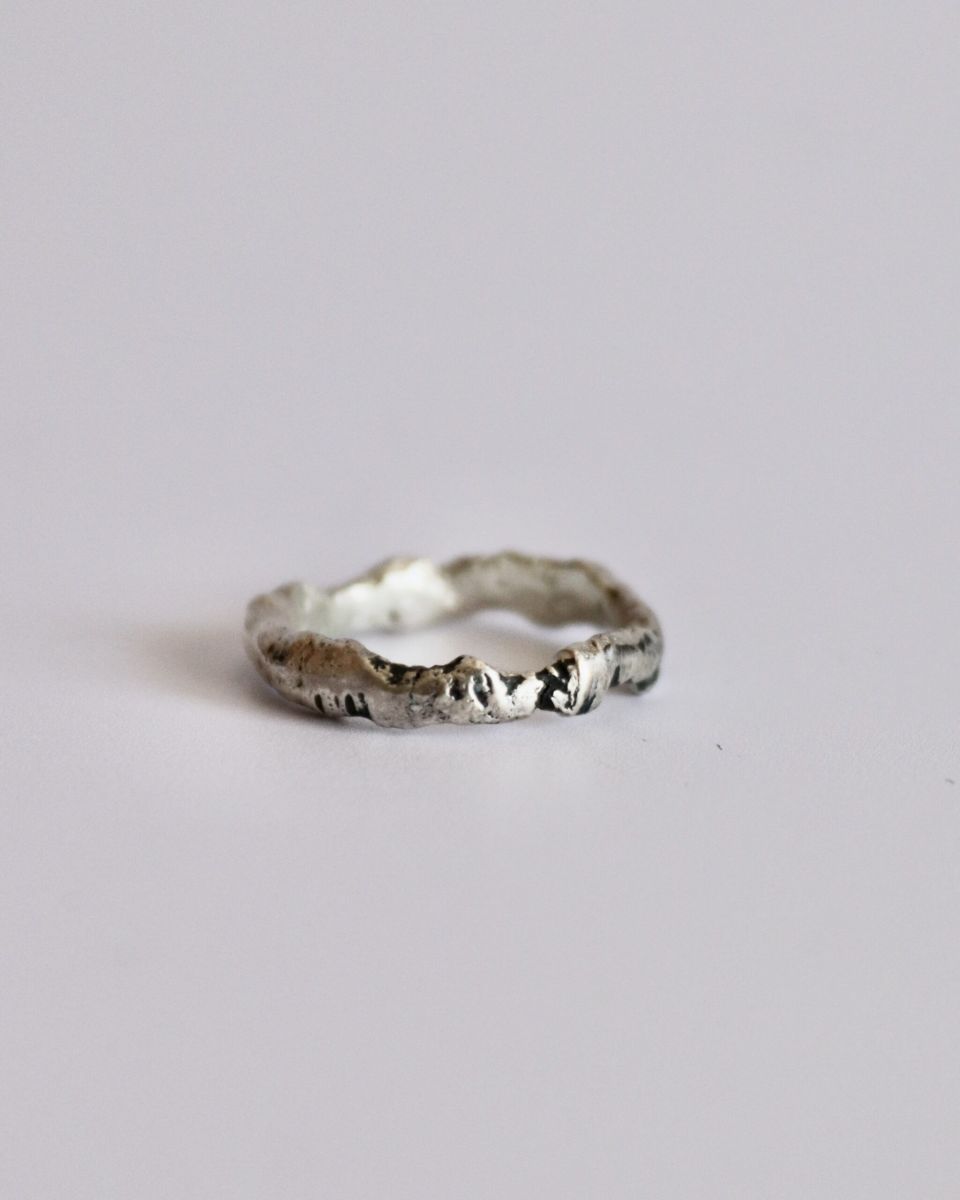 Bague Lelyane 3, bague en argent fait main par Maryjou — vue 3