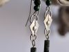 Boucles vero, boucles d’oreilles en argent fait main par Maryjou — vue 4
