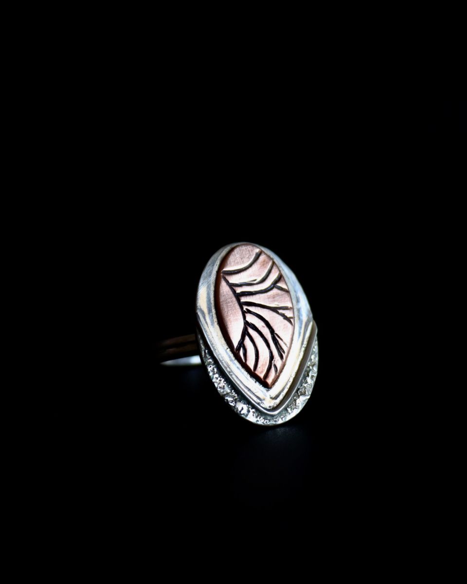 Bague Orya, bague en argent fait main par Maryjou — vue 2