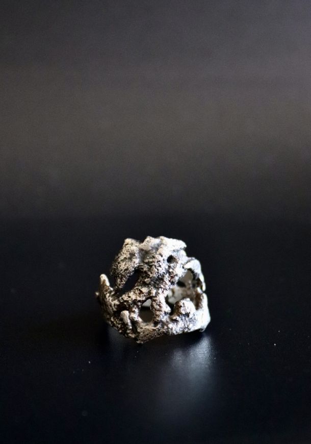 Bague vestyges, bague en argent fait main par Maryjou