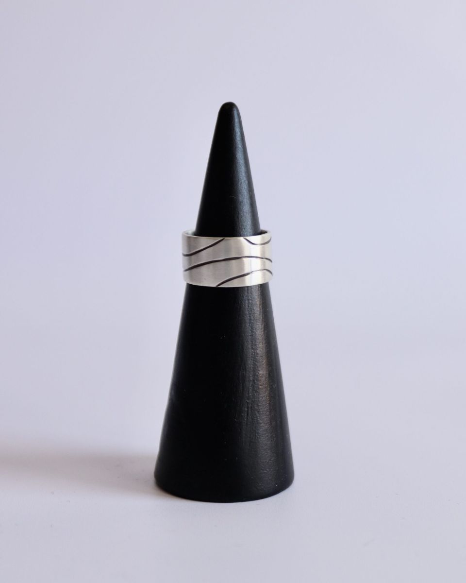 Bague sentier 5 Bague sentier, bague en argent fait main par Maryjou — vue 5