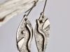 Boucles vellea, boucles d’oreilles en argent fait main par Maryjou — vue 3