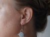 Boucles Anonymes, boucles d’oreilles en argent fait main par Maryjou — vue 2