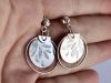 Boucles Hybrides Thallo 10 Boucles Hybrides Thallo, boucles d’oreilles en argent fait main par Maryjou — vue 5