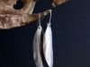 Boucles Elyne, boucles d’oreilles en argent fait main par Maryjou — vue 2