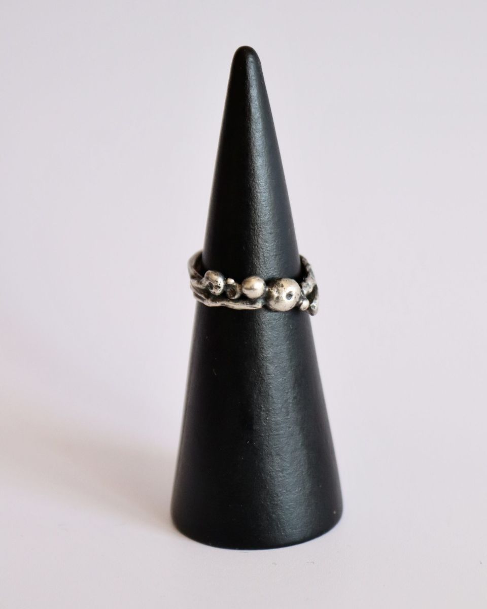 Bague Lelyane 2 4 Bague Lelyane 2, bague en argent fait main par Maryjou — vue 4