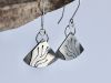 Boucles Anonymes, boucles d’oreilles en argent fait main par Maryjou — vue 4