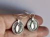 Boucles Phaos, boucles d’oreilles en argent fait main par Maryjou — vue 6