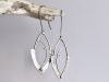 Boucles vela 6 Boucles vela, boucles d’oreilles en argent fait main par Maryjou — vue 2