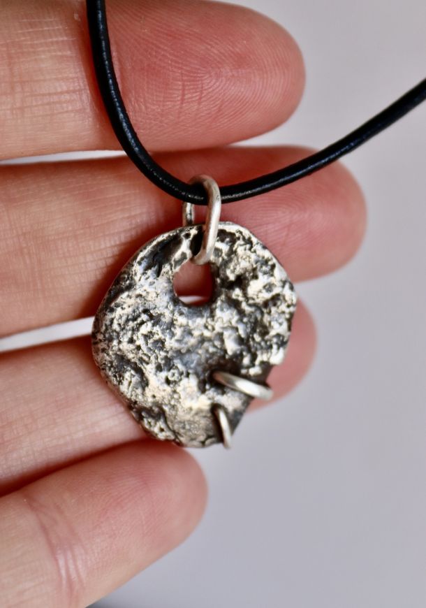 Pendentif Roc, pendentif en argent fait main par Maryjou