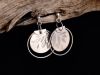 Boucles Hybrides Thallo 8 Boucles Hybrides Thallo, boucles d’oreilles en argent fait main par Maryjou — vue 3