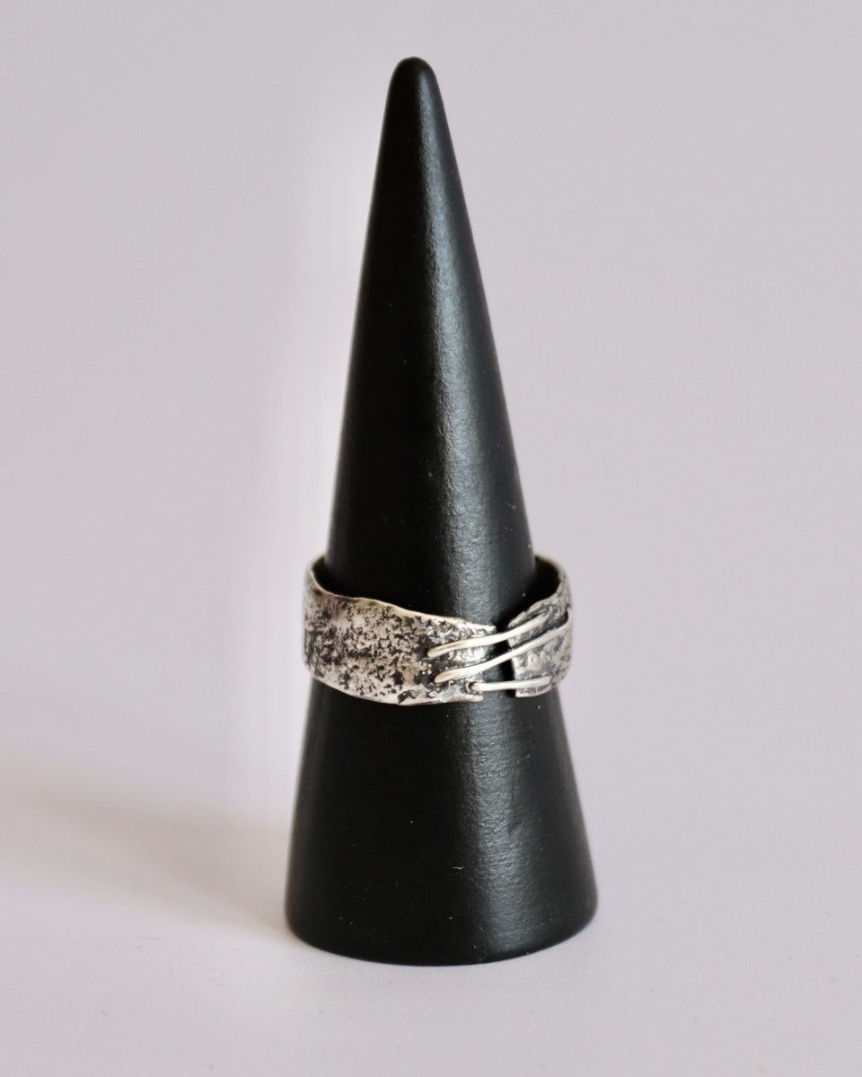 Bague Lyen, bague en argent fait main par Maryjou — vue 6