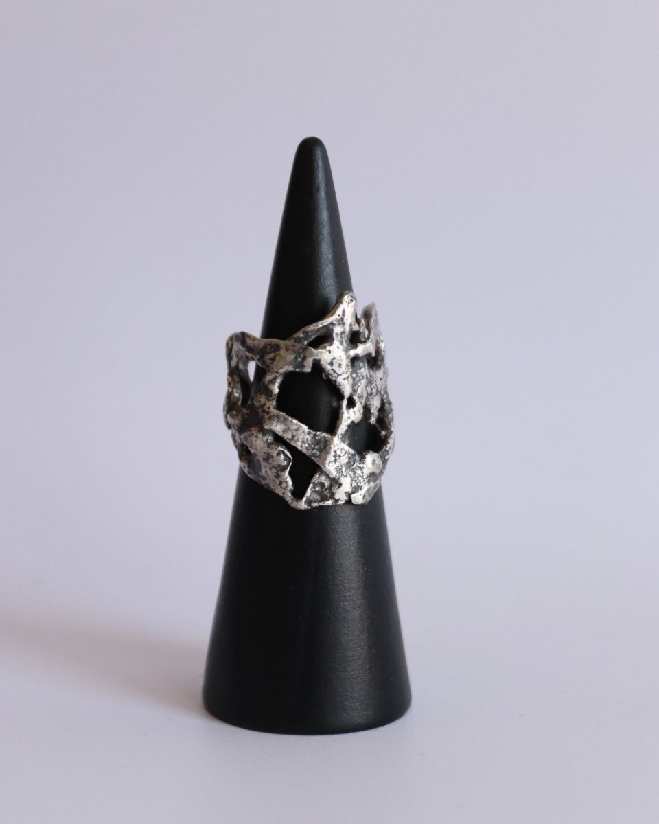 Bague Alea, bague en argent fait main par Maryjou