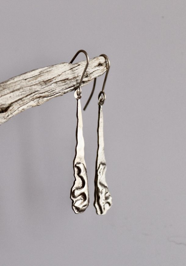 Boucles eclosion, boucles d’oreilles en argent fait main par Maryjou — vue 6