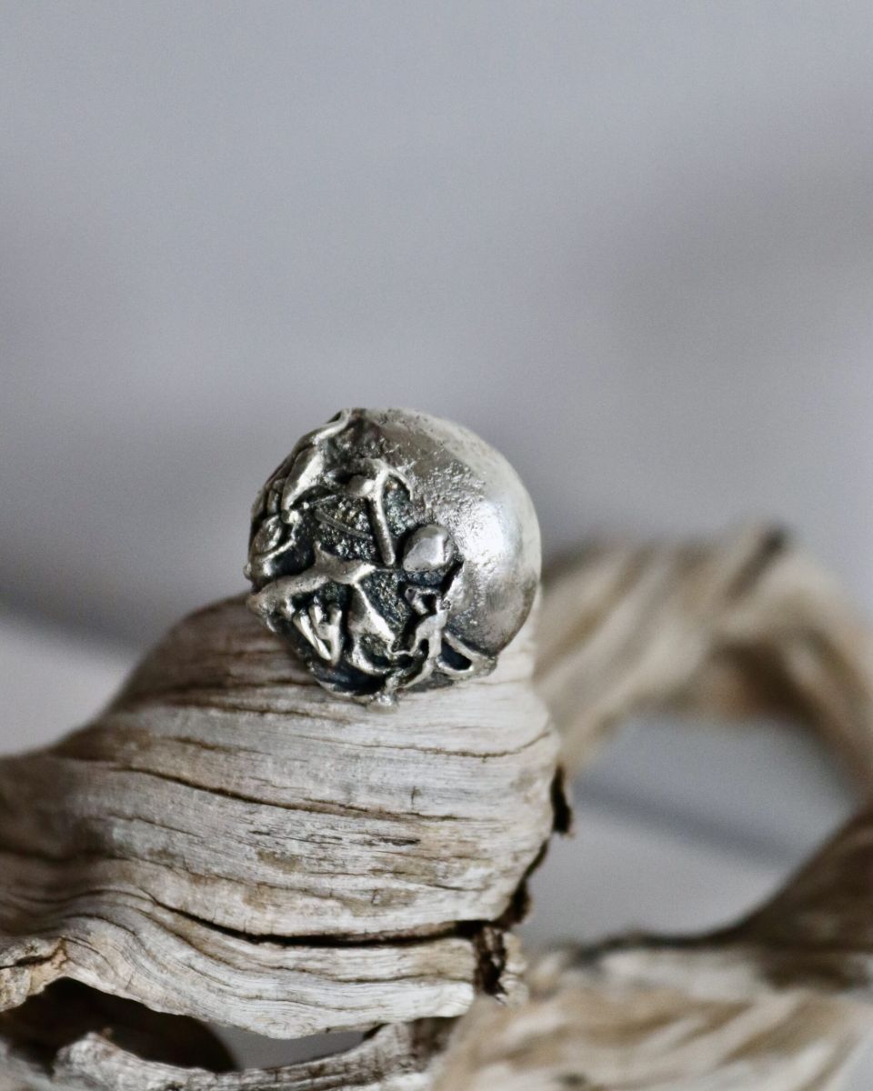Bague Impact, bague en argent fait main par Maryjou — vue 5