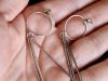 Boucles hybrides Tryo, boucles d’oreilles en argent fait main par Maryjou — vue 5