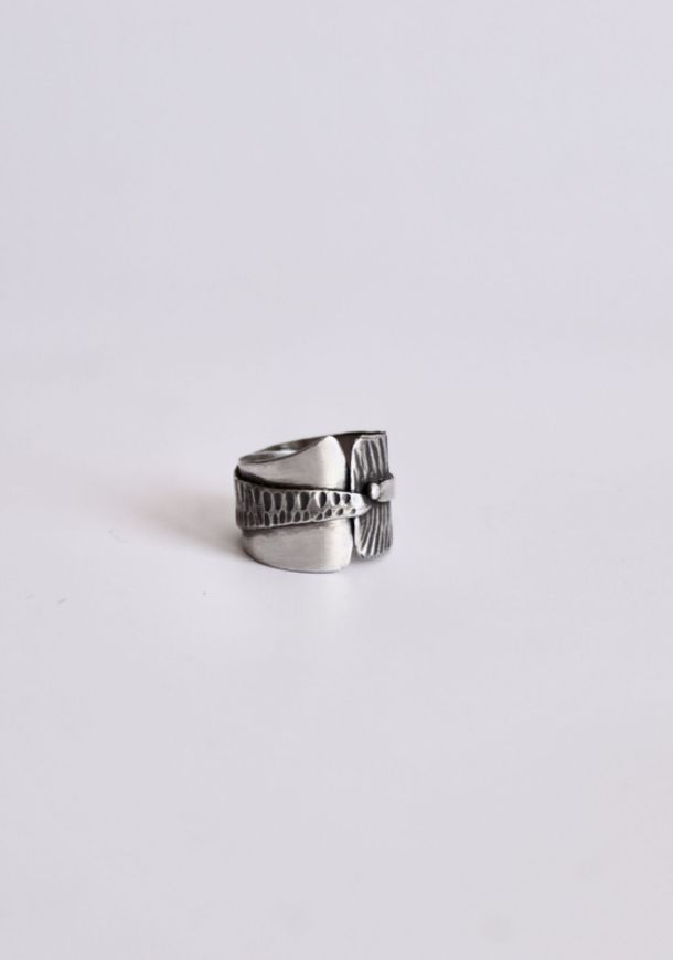 Bague Croisée, bague en argent fait main par Maryjou