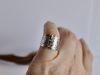 Bague empreinte, bague en argent fait main par Maryjou — vue 5