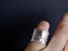 Bague évasée, bague en argent fait main par Maryjou — vue 5