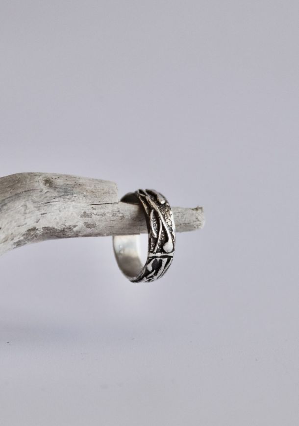 Bague racyne, bague en argent fait main par Maryjou