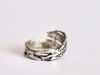 Bague elan, bague en argent fait main par Maryjou — vue 4