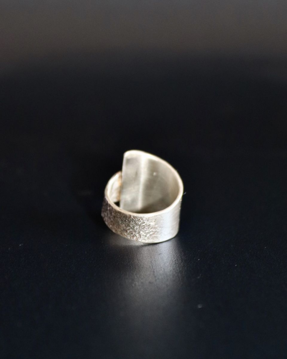 Bague duelle, bague en argent fait main par Maryjou — vue 2