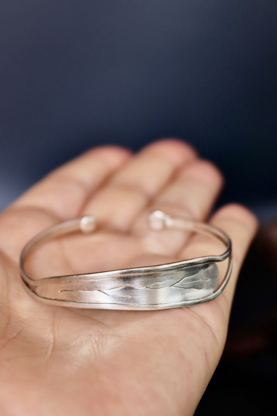 Bracelet seve 4 Bracelet seve, bracelet en argent fait main par Maryjou — vue 4