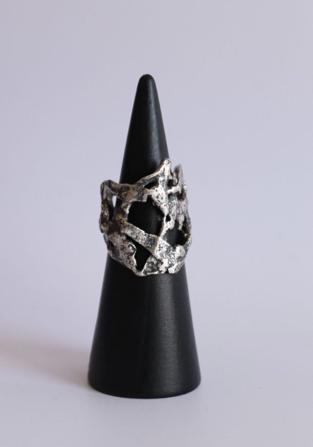 Bague Alea, bague en argent fait main par Maryjou