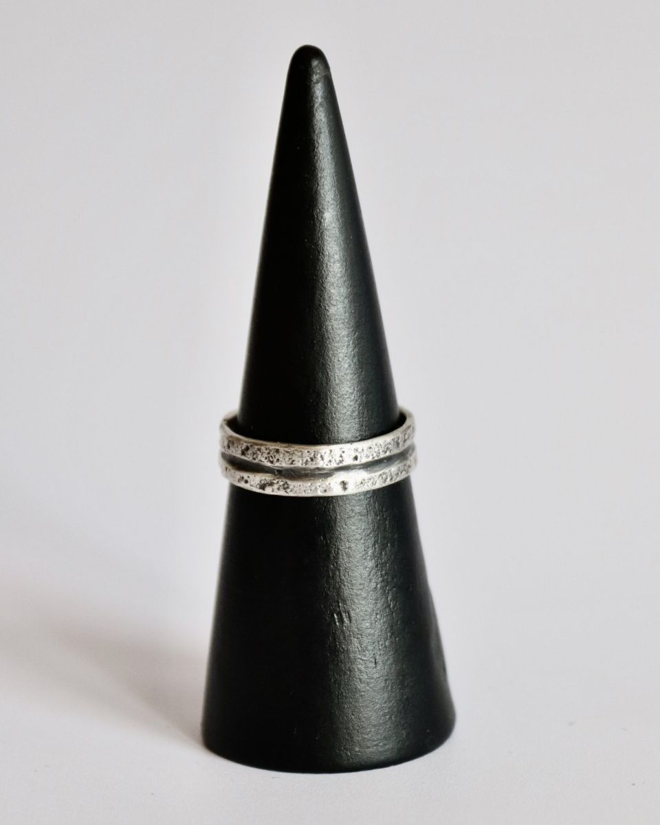 Bague sillon, bague en argent fait main par Maryjou — vue 5