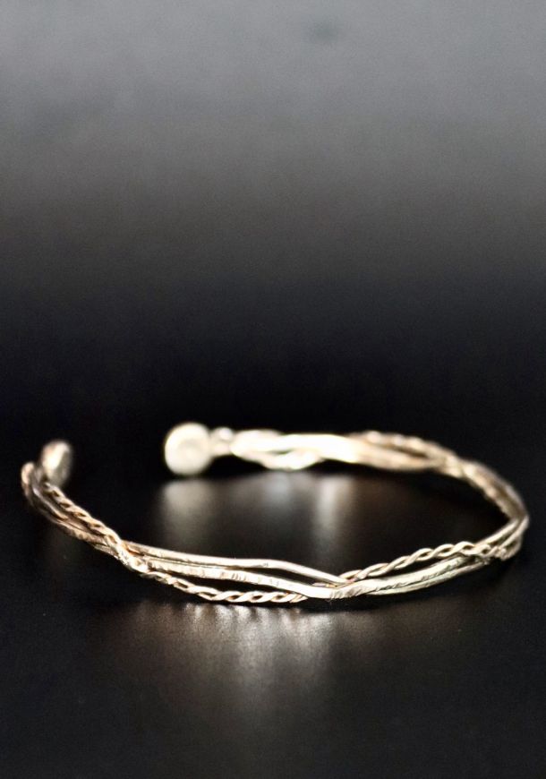 Bracelet entrelacs, bracelet en argent fait main par Maryjou