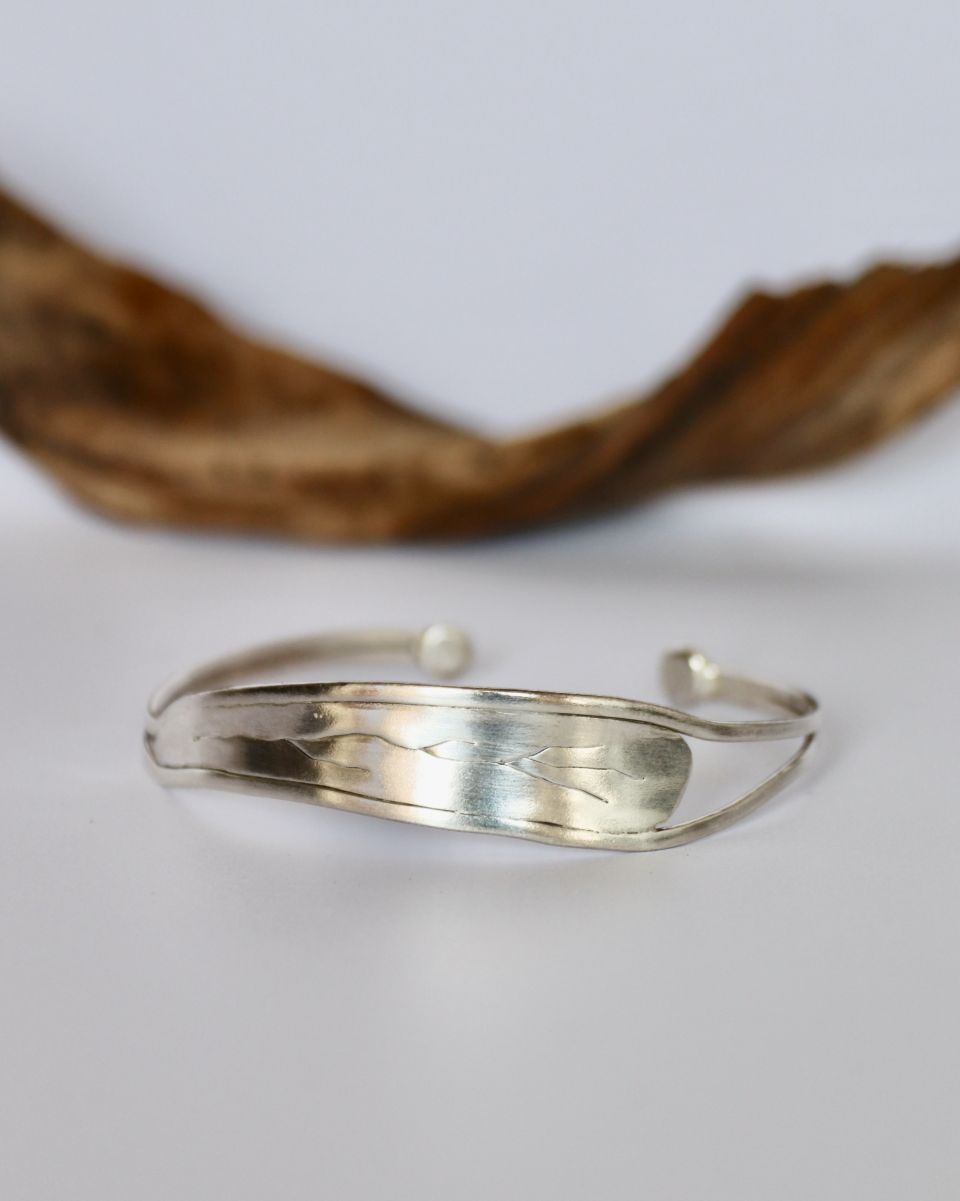 Bracelet seve 1 Bracelet seve, bracelet en argent fait main par Maryjou