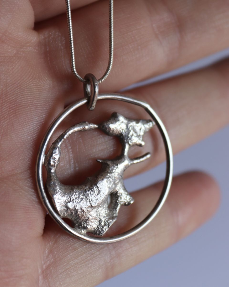 Pendentif songe, pendentif en argent fait main par Maryjou — vue 4