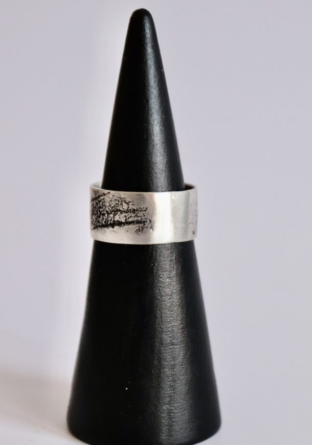 Bague Galactyk, bague en argent fait main par Maryjou