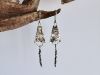 Boucles Zéphyr, boucles d’oreilles en argent fait main par Maryjou