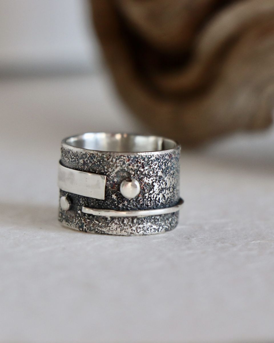 Bague Lynea, bague en argent fait main par Maryjou — vue 4