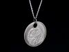 Pendentif soleye 6 Pendentif soleye, pendentif en argent fait main par Maryjou — vue 2