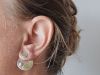 Boucles 3 en 1, boucles d’oreilles en argent fait main par Maryjou — vue 2