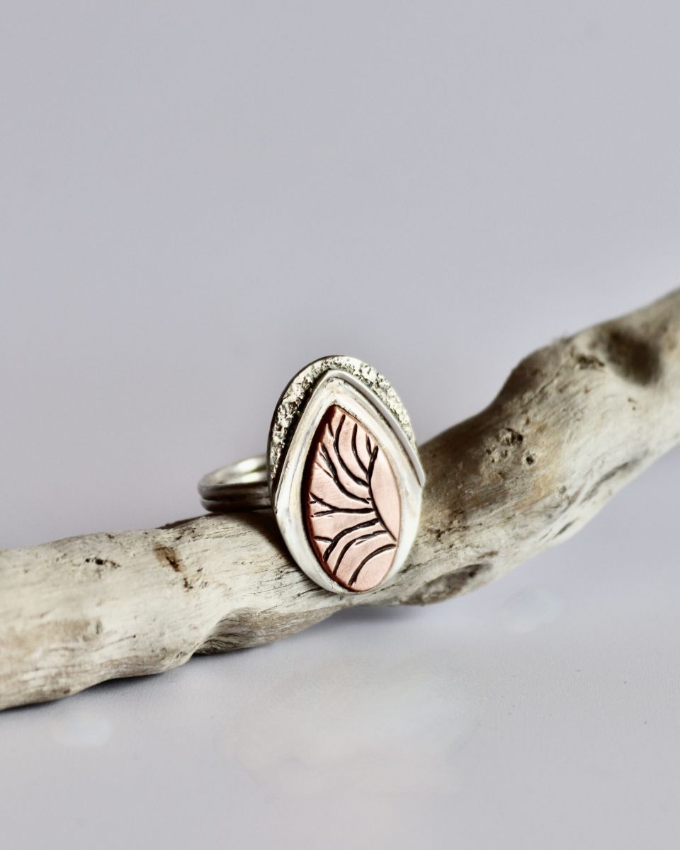 Bague Orya, bague en argent fait main par Maryjou — vue 4
